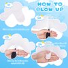6 Pieces Cloud Balloons,White Cloud Foil Balloons,Cloud Balloons Baby Shower,Cute Cloud Shaped Balloons for Boys Girls Baby Shower Themed Party Birthday Party Wedding Decorations Supplies (Mixcloud)