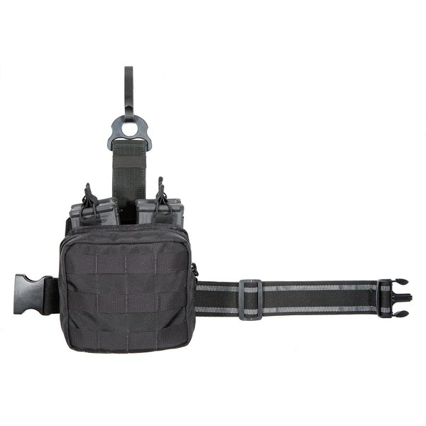 Tuff Products T.A.S.K. Active Shooter Leg System with Personal Trauma Kit, Black Nylon
