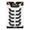 Laflare Silk Mink 3D False Eyelashes Light, Fluffy Natural Looking False Lashes, Wispy Lashes 5 Pairs Value Pack (SM08X5P)