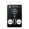 Team Golf NFL Philadelphia Eagles Divot Tool Pack With 3 Golf Ball Markers Divot Tool with 3 Golf Ball Markers Pack, Markers are Removable Magnetic Double-Sided Enamel
