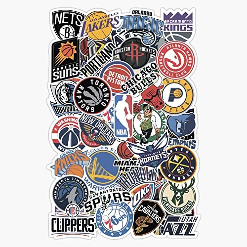 Magnet Basketball Teams Magnet Reusable Sticker 5"