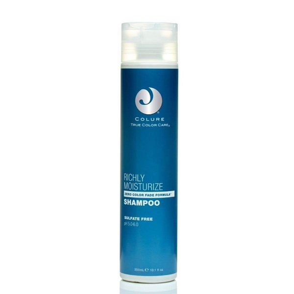 COLURE Richly Moisturize Shampoo perfectly rehydrates and replenishes dry tresses while providing maximum color protection.
