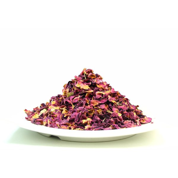 Greenhilltea premium bulk tea,Rose Buds and Petals Tea Premium caffeine free herbal tea – 1 LB Bag
