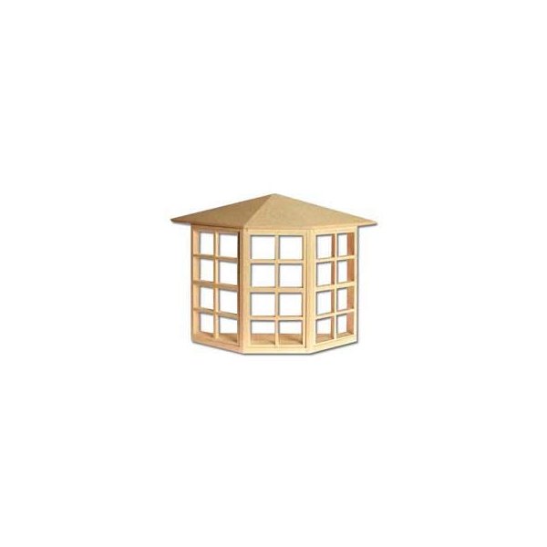 Houseworks, Ltd. Dollhouse Miniature 24-Light Bay Window