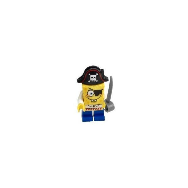 LEGO SpongeBob Squarepants Minifigure with Pirate Hat & Sword - SOLD LOOSE