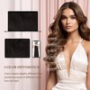 GOO GOO I Tip Hair Extensions Real Human Hair, 16inch 50g 100S, Cold Fusion I Tip Hair Extensions, Invisible Remy Hair Extensions, #2 Dark Brown