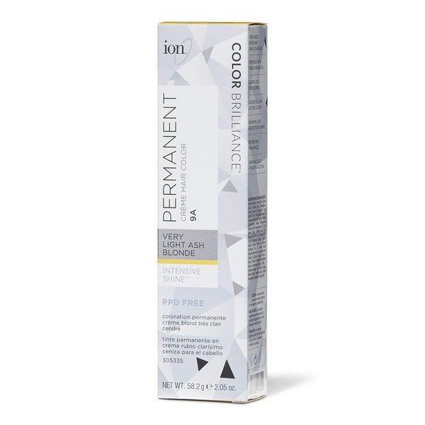 Ion 9A Very Light Ash Blonde Permanent Creme Hair Color 9A Very Light Ash Blonde