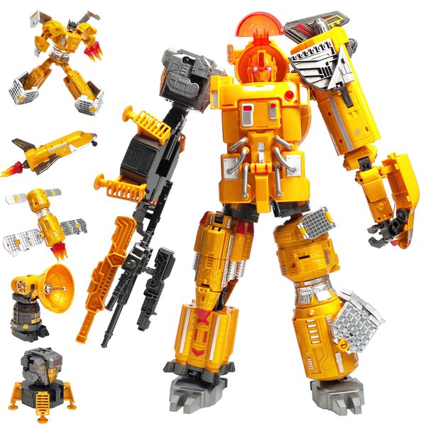 Transforming Robot Toys, 13-inch Magnetic STEM Toys for Kids Ages 5+, Science Kits for Boys 5 in 1 Construction DIY Space Shuttle Building Learning Educational Set Toys Birthday Gifts for 5 6 7 8