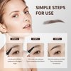 2024 New Magic Eyebrow Pencil,3D Waterproof Microblading Eyebrow Pen with 4 Fork Tip,Natural Makeup Long-Lasting Eyebrow Pencil,Makeup Fine Stroke Eyebrow Tattoo Pencil (Dark brown-B)