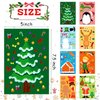 LINAYE 72 Sheets Christmas Stickers Crafts for Kids Toddlers, 8 Styles Make Your Own Christmas Stickers Goodie Treat Bag Stuffers Christmas Game Activities for Kids Toddlers Christmas Party Favors