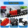 13 Pcs Train Cake Toppers Cute Train Party Cake Decorations Retro Train Birthday Party Supplies Small Steam Train Toy Kit Railroad Traffic Lights Cake Topper for Birthday Railway Train Theme Party