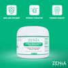 Zenia Urea 40% Foot Cream Healing Formula 4oz - #1 Callus Treatment - Hydrate and Moisturize Dry, Rough, ed & Callused Skin - For Feet, Elbows, Hands, Knees - Free Pumice Stone & Brush