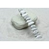 White Howlite Stone French Barrette Hair Clip 4" or 100 mm Length