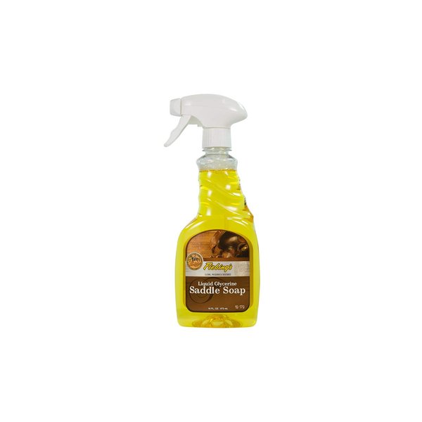 Fiebing's Liquid Glycerine Saddle Soap for Leather (16 oz) - Smooth Leather Cleaner & Conditioner to Soften, Protect & Restore Leathercraft - for Car Seat, Couch, Shoe, Purse, Boot, Bag, & Saddles
