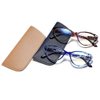 EYEURL Cat Eye Reading Glasses for Women 2 Pair Blue Light Blocking Readers 2.00 Comfort Spring Hinge Lightweight Eyeglasses Anti Glare for Ladies