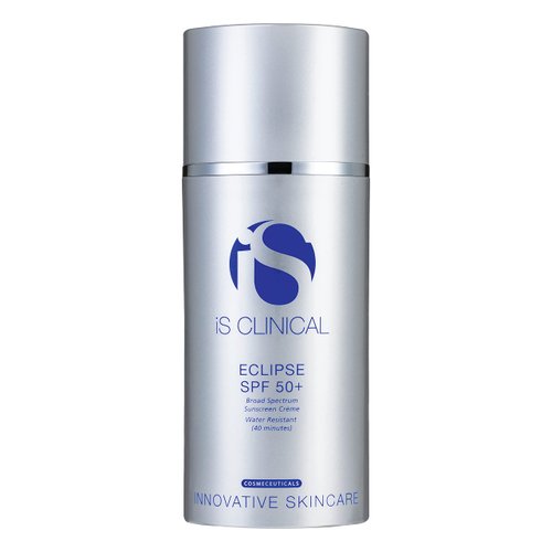 iS CLINICAL Eclipse SPF 50+ Sunscreen, Zinc Oxide tinted beige sunscreen, ultra sheer non-greasy matte finish sun cream for face