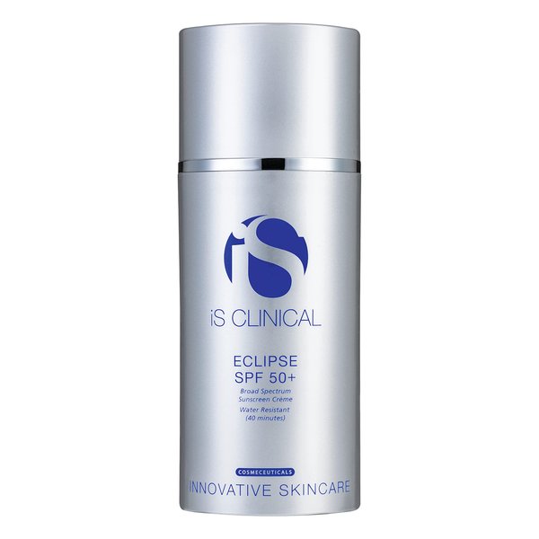 iS CLINICAL Eclipse SPF 50+ Sunscreen, Zinc Oxide tinted beige sunscreen, ultra sheer non-greasy matte finish sun cream for face