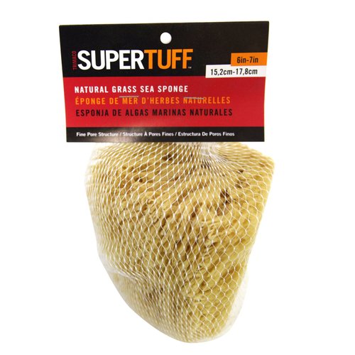 Trimaco SuperTuff Natural Grass Sea Sponge, 6-7-inches (10131)
