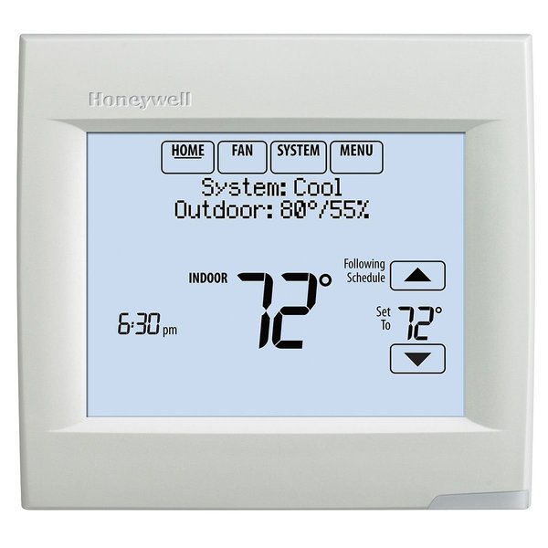 Honeywell TH8320R1003 VisionPro 8000 with RedLINK Digital Thermostat, White