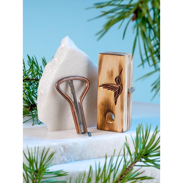 The Jewish harp Shamanicshop The Hummingbird (carrying case)is a harp for beginners,a handmade musical instrument with beautiful sound of excellent quality,the original Russian maultrommel (jaw harp)