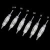 10PCS Permanent Makeup Clear Needle Cartridges for Eyebrow Eyeliner Tattoo Machine (1R)