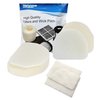 HQRP 2-pack Foam & Felt Filter Kit Compatible with Shark Navigator NV100, NV100 26, NV105, NV106, UV300, UV300 26 Upright Vacuum Cleaner, Replacement parts XFF450, XFL100