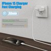 Charger For iPhone 16 15 Fast Charger, 20W USB C Fast Charging Block with 10FT Long USB C Charging Cable Cord for iPhone 16/16 Pro/16 Pro Max/15 Pro/15 Plus,iPad 12.9/11/10.9/iPad Air 5 4/iPad MINI 6
