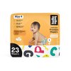 Hello Bello Premium Baby Diapers Size 4 I 23 Count of Disposeable, Extra-Absorbent, Hypoallergenic, and Eco-Friendly Baby Diapers with Snug and Comfort Fit I Alphabet Soup