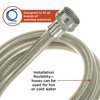 General Electric PM14X10005 Stainless Steel Washing Machine Hoses, 4-Foot (2-pack)