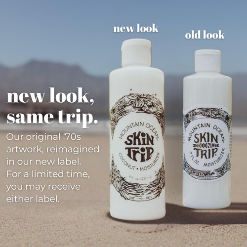 Mountain Ocean Skin Trip Coconut Lotion | 8oz - Pack of 3 | For All Skin Types | Coconut Oil, Aloe Vera, & Lanolin