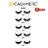 Laflare 3D Cashmere False Eyelashes Multipack, Ultra Soft, Glam, Luxurious, Cruelty-Free, Reusable, Fake Eyelashes 5 Pairs Value Pack (103X5P)