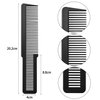 6 Pieces Hair Cutting Comb for Women, Professional Barber Combs Set All Purpose Clipper Comb Hairstylist Hair Comb for Men Stylists Home Salon (Black, White and Red)