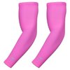 CompressionZ Compression Arm Sleeves for Men & Women UV Protection (Pink, S)