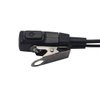 GoodQbuy D Shape Clip-Ear Headset Earpiece PTT with Mic is Compatible with Motorola Talkabout 2 Two Way Radio Walkie Talkie MD200TPR MH230R MR350R MS350R MT350R MH230TPR MS350R MJ270R 1-pin (10 Pcs)