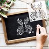 24Pcs Phoenix Stencils for Painting Reusable Firebird Drawing Stencil DIY Craft Phoenix Pattern Painting Template for Painting on Wood, Floor, Wall, Fabric and Furniture