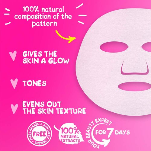 7DAYS Face Masks Skincare Gift Set - Sheet Masks Set Moisturising, Brightening, Nourishing, Hydrating, Soothing, Refreshing- Face Mask Beauty Gift set for Women, 7pc