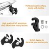 PBYMT Black Detachable Mounting Luggage Rack Latch Clips Compatible for Harley Davidson Softail Sportster Touring Street Glide Road King Electra Glide 1986-2024