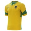 Brasil New Arza Soccer Jersey Yellow/Green 100% Polyester (Small)