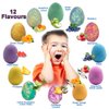 Bath Bombs for Kids with Surprise Inside - 12 Organic Bubble Bath Fizzies with Dragon Egg Toys. Gentle & Kids Friendly Bath Balls. Birthday Gift, Easter Basket Stuffers for Kids, Boys, Girls, Toddler