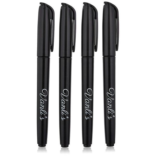Vanli's Temporary Tattoo Markers for Skin With 30 Unique Tattoo Stencils. Black Tattoo Pens for Skin Temporary. Skin Safe, Great Stocking Stuffer For Kids, Teens and Adults