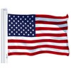 G128 Combo Pack: American USA Flag 3x5 Ft & Honduras Honduran Flag 3x5 Ft, Both Printed 150D Polyester, Indoor/Outdoor, Brass Grommets