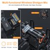 comica VM30 Shotgun Microphone, with Wireless Modes, USB C Digital Output, 75/150Hz, Super-Cardioid Universal Video Microphone for Filmmakers, Vloggers - Wireless Mic for Camera, Smartphone, and PC