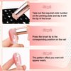 3pcs Nail Silicone Brush, Reusable Nail Gradient Brush Silicone Jelly Head Nail Brushes Concealer Lipstick Makeup Brush Soft Nail Painting Ombre Brush for DIY French Nail Art Tip Manicure Tool
