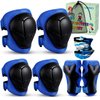 LANNEY Kids Knee Pads and Elbow Pads Set, 3-13 Years Knee Pads for Kids Toddler 3 in 1 Protective Gear Set with Wrist Guards for Skateboard, Scooter, Cycling, Riding Sports, Gift for Youth Boys Girls