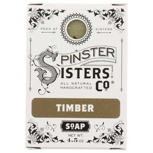 SPINSTER SISTERS CO Timber Bar Soap, 4.5 OZ