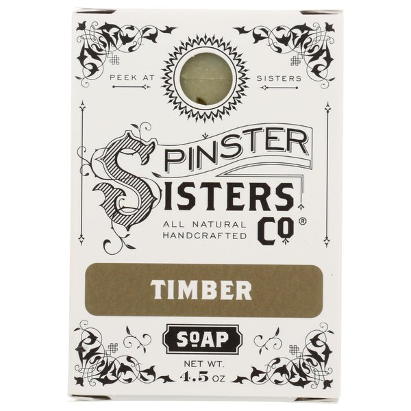 SPINSTER SISTERS CO Timber Bar Soap, 4.5 OZ