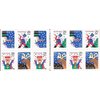 1993 CHRISTMAS CONTEMPORARY #2802a Booklet of 12 x 29 cents US Postage Stamps