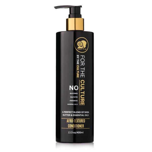 Twist It Up Curly hair conditioner with 20 natural ingredients, sulfate free conditioner for curly hair or Afro-textured hair, wavy hair conditioner, Afro-Textured Conditioner
