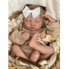 Anano Realistic Reborn Baby Toddler Boy 19 Inch Weighted Real Reborn Babies That Look Real and Feel Real Life Like Baby Dolls Newborn Reborn Silicone Baby Doll Girl (Mustard, Family Edition)
