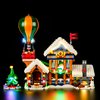 YEABRICKS LED Light for 10339 Icons Santa's Post Office Building Blocks Model (Building Set NOT Included)